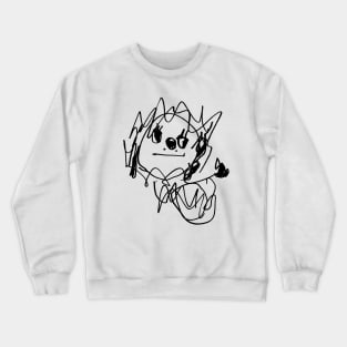 Kids Drawing Self Portrait Crewneck Sweatshirt